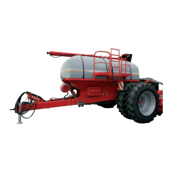 horsch SW 12000 SD Operating Instructions Manual