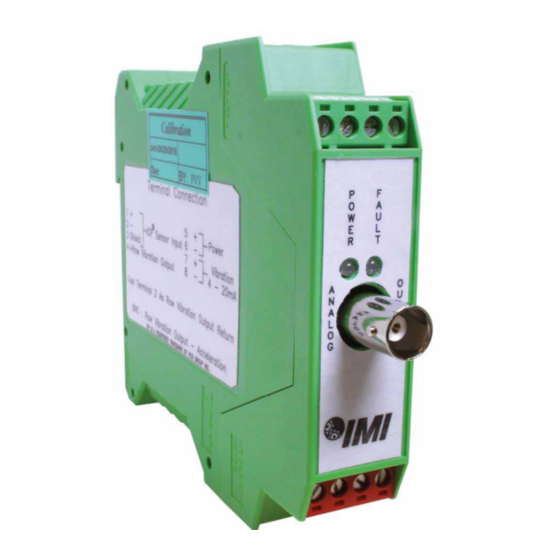 PCB Piezotronics IMI SENSORS 682A14 Operating Manual With Enclosed Warranty Information