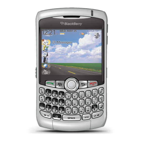 Blackberry Curve 8300 Getting Started Manual