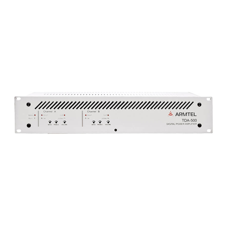ARMTEL TDA-500 Manuals