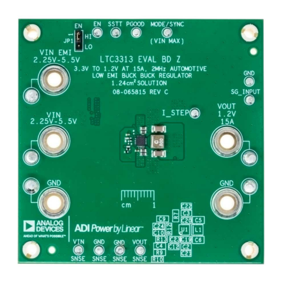 Analog Devices EVAL-LTC3313EV-A-Z User Manual
