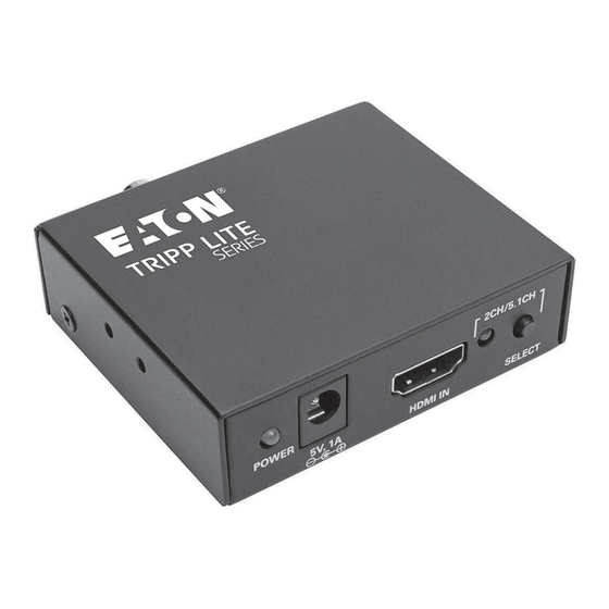 Eaton TRIPP LITE P130-000-AUDIO Owner's Manual