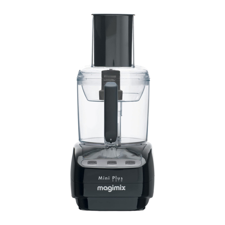 Magimix Mini Plus - Food Processor Manual