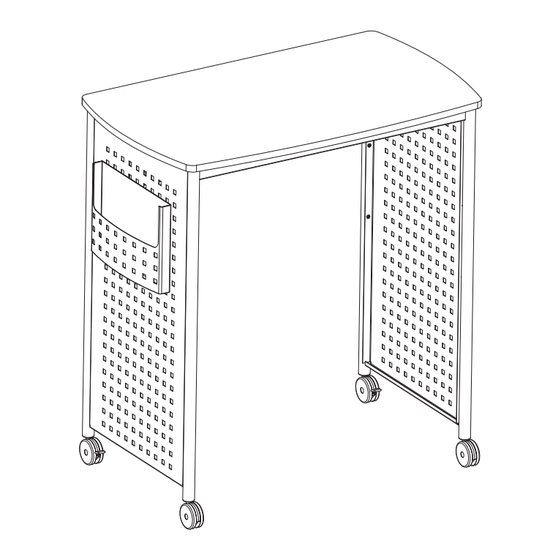 LDI Spaces SAFCO Scoot 1908BL Assembly Instructions