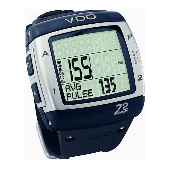VDO Cyclecomputing Z2 Instruction Manual