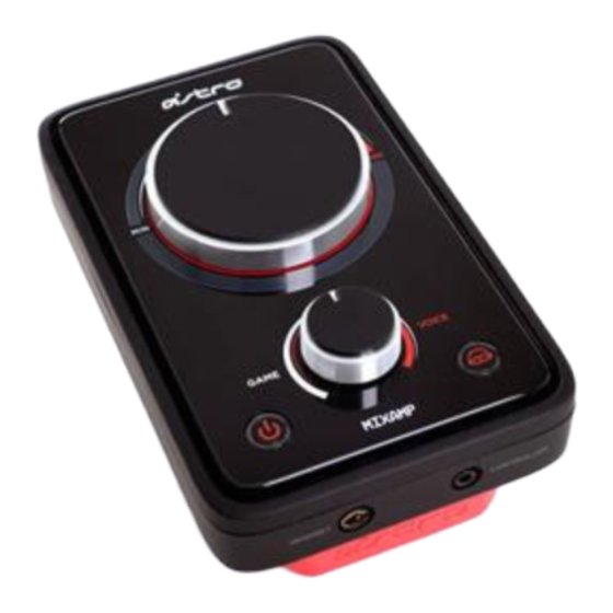Astro Gaming Mixamp Instruction Manual