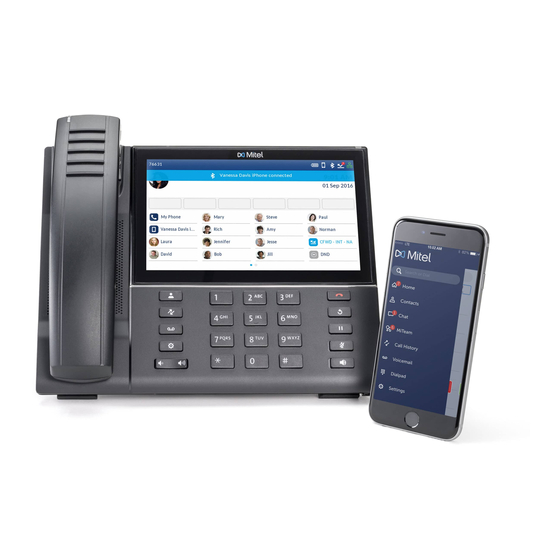 Mitel mivoice office 250 Quick Reference Manual