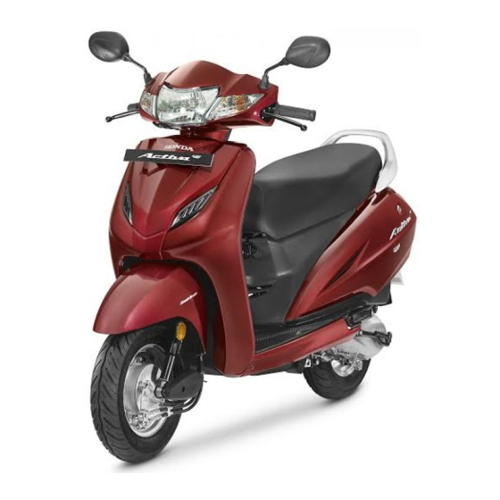 Honda ACTIVA 4G 2017 Owner's Manual