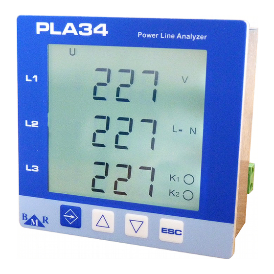 BMR PLA34 Manuals