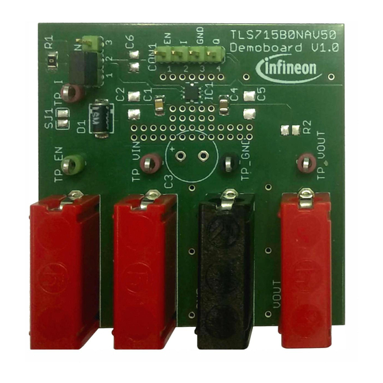 Infineon OPTIREG Linear TLS715B0NAV50 User Manual