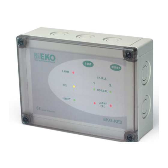 EKOVENT EKO-KE2 Manual