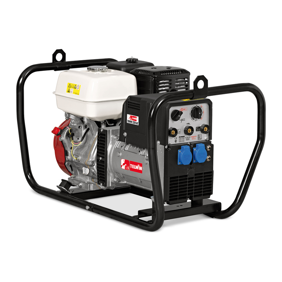 User Manuals: Telwin THUNDER 220 AC MMA Welder