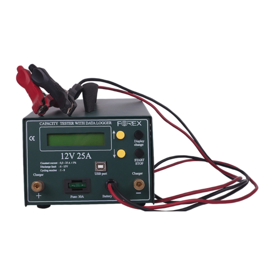 Valen CAPTESTER Battery Tester Manuals