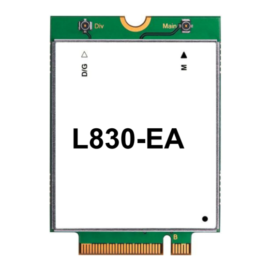 Fibocom L830-EA M.2 Hardware User Manual