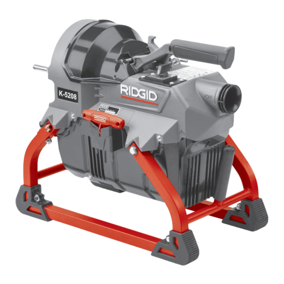 RIDGID K-5208 Manual