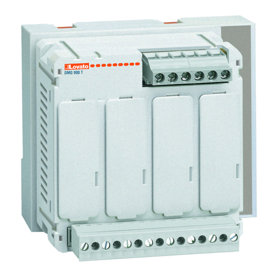 LOVATO ELECTRIC DMG900 Instruction Manual