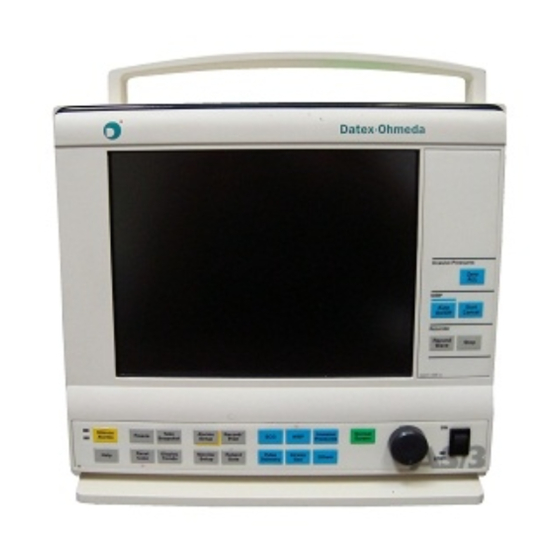 Datex-Ohmeda AS/3 Compact Monitor Manuals