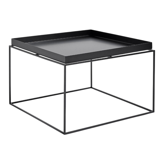 Hay Tray Table Care Manual