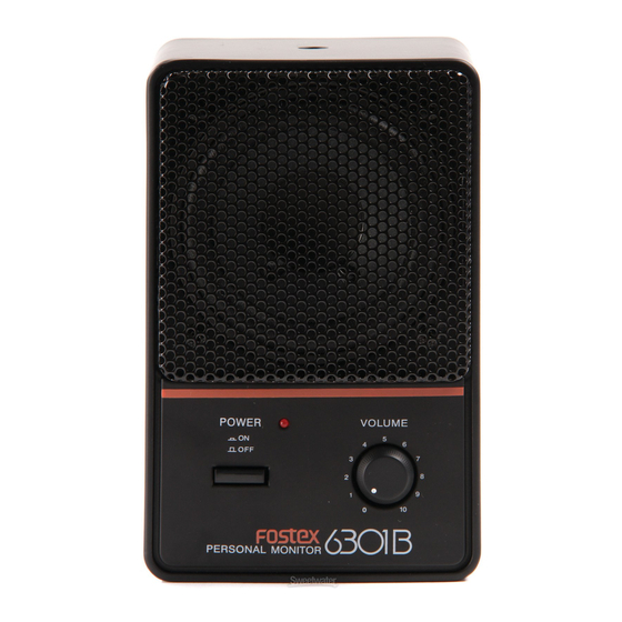 Fostex 6301BEAV Service Manual