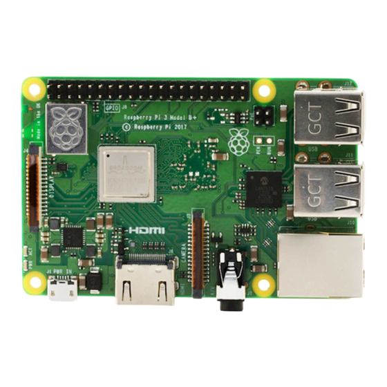 Raspberry pi 3B Manuals