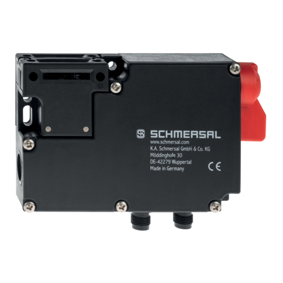 schmersal AZM 161ST-12/11RKT-024 Manual