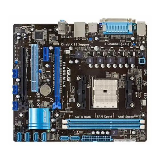 Asus F1A55-M LX PLUS Quick Start Manual