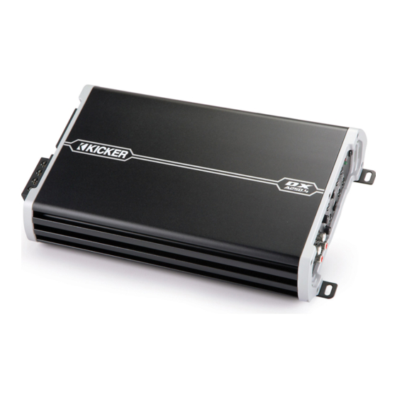 Kicker DXA250.4 Owner's Manual
