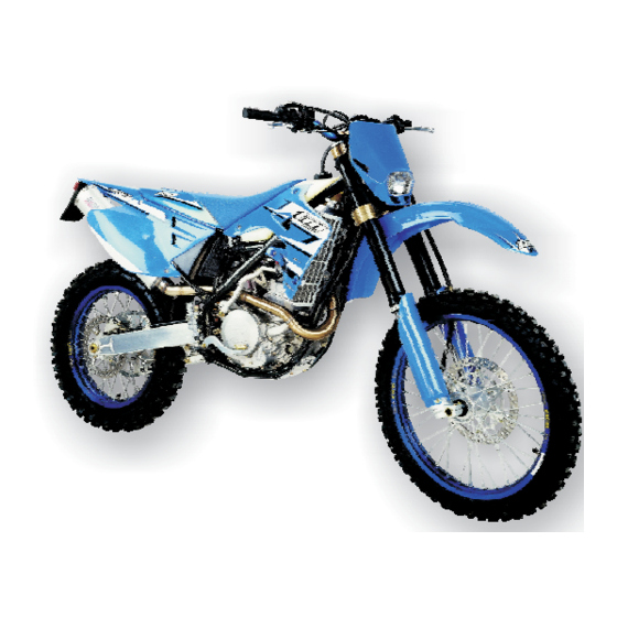TM RACING 4 STROKE 2006 User And Maintenance Manual
