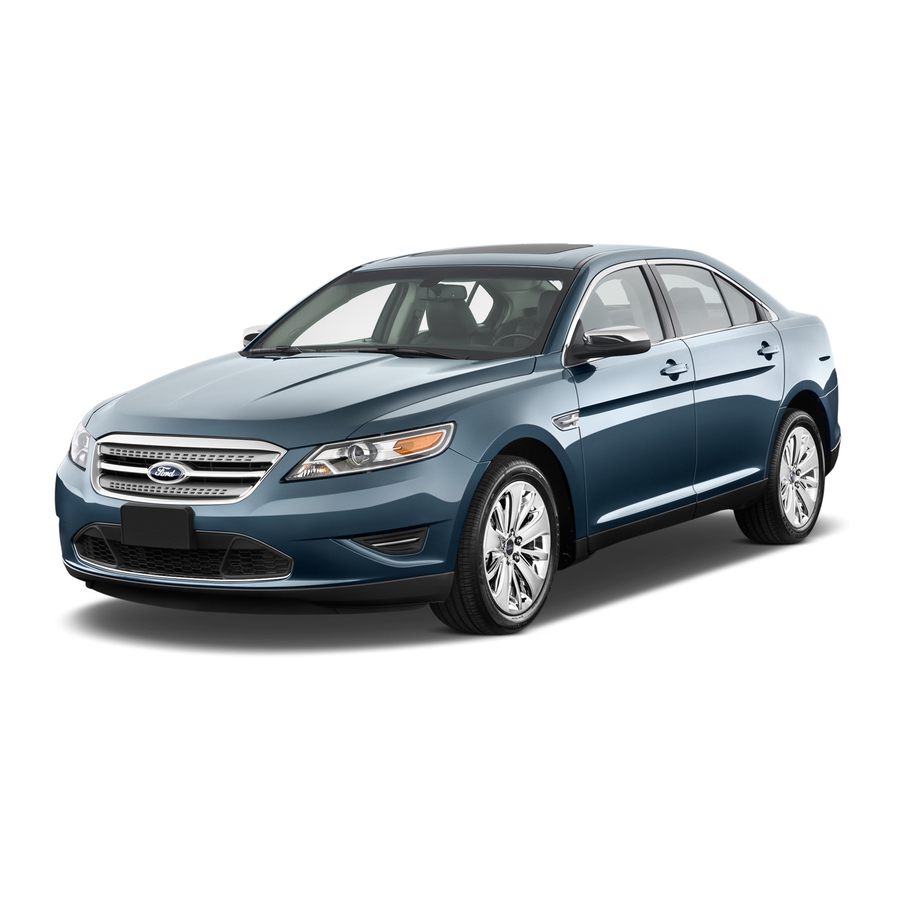 Ford 2011 Taurus Owner's Manual