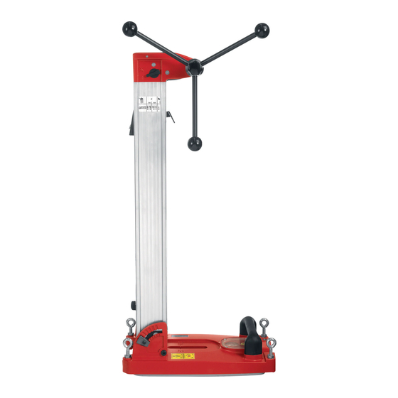 Hilti DD 130 Operating Instructions Manual