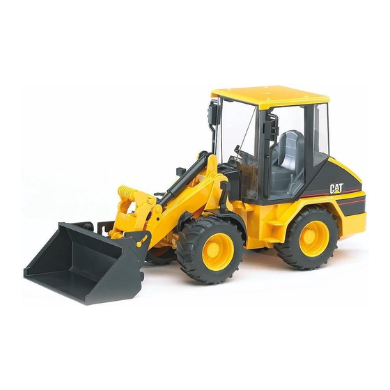 bruder CAT Wheel loader Manual