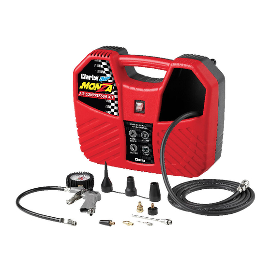 Clarke MONZA Operation & Maintenance Instructions Manual