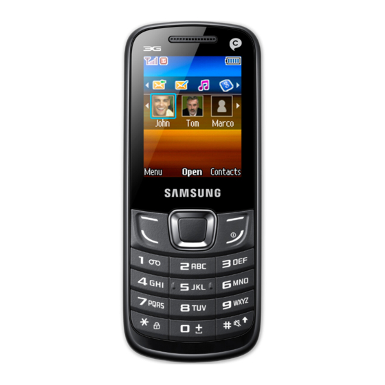 Samsung GT-E3309 User Manual