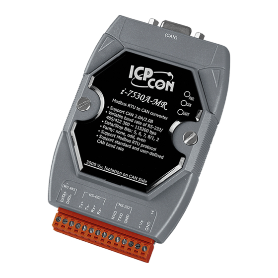 ICP DAS USA I-7530A-MR-G User Manual