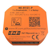 F&F SWITCH & ENERGY Wi-R1S1-P Manual