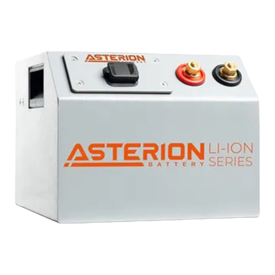 Asterion LI-ION Series Owner's Manual