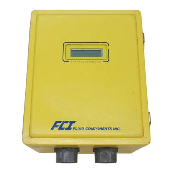 Fluid Components Intl AF Series Meter Manuals