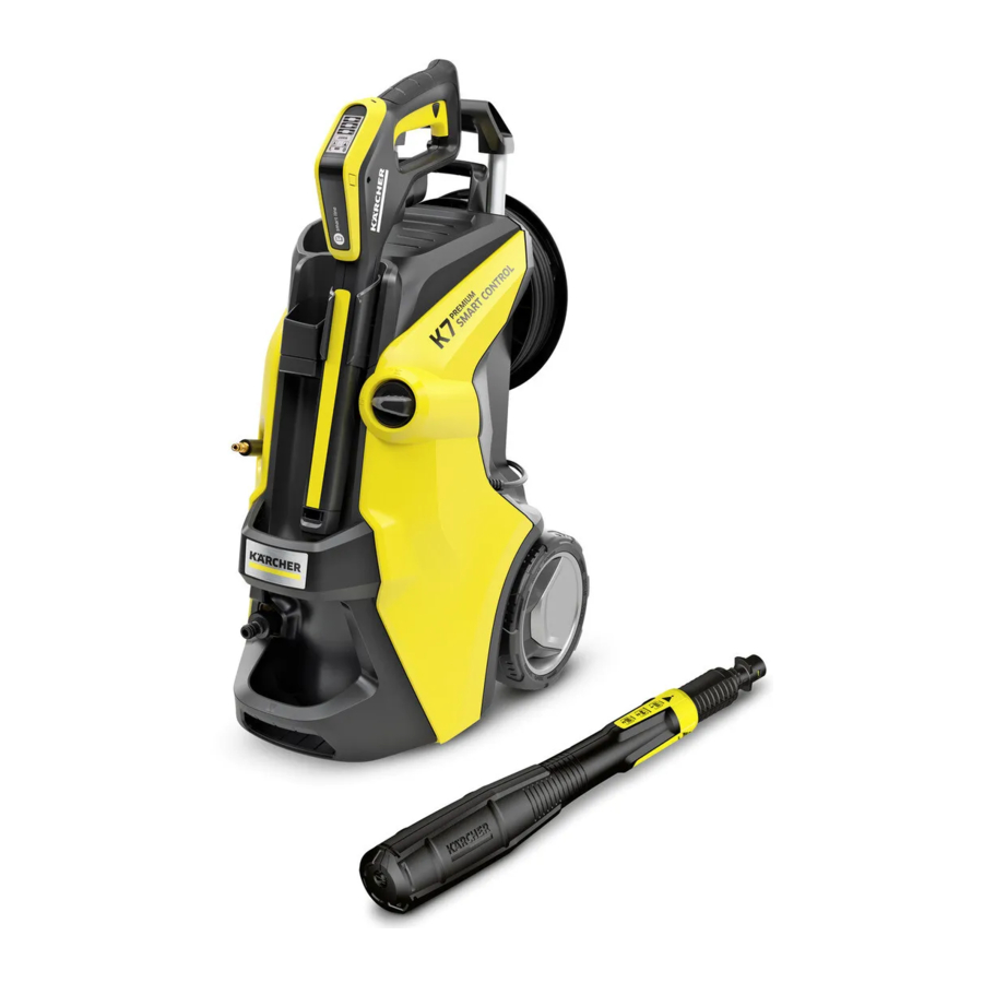Kärcher K7 Premium Smart Control, K7 Smart Control - Pressure Washer Manual