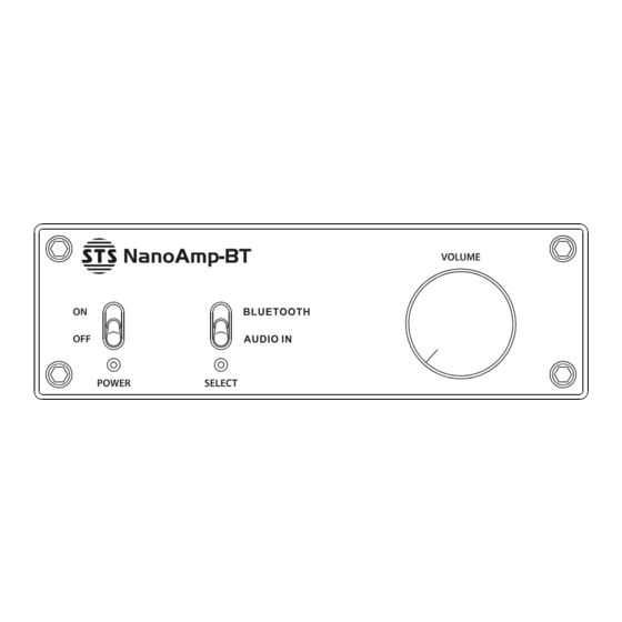 STS NanoAmp-BT Owner's Manual