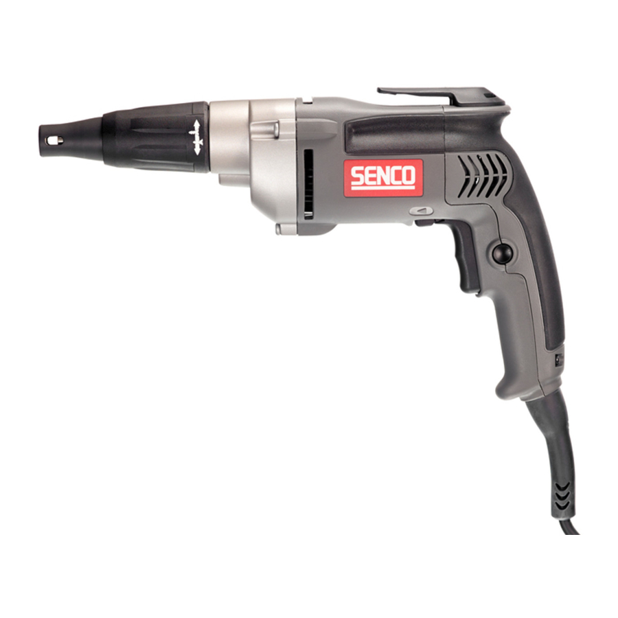 Senco SG2510, SG4100 - SCREWDRIVER Manual