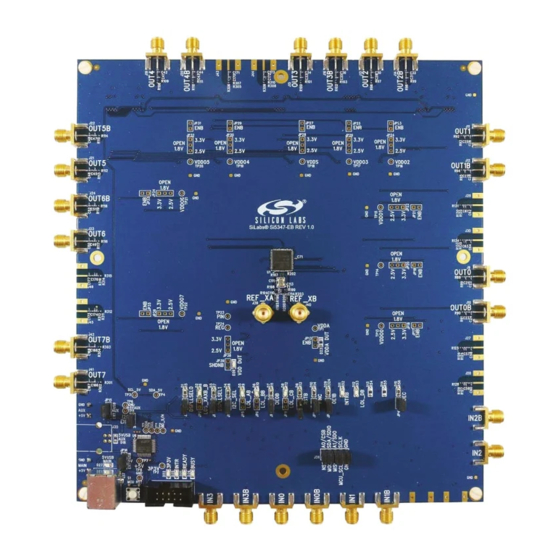 Silicon Laboratories Si5347-EVB User Manual