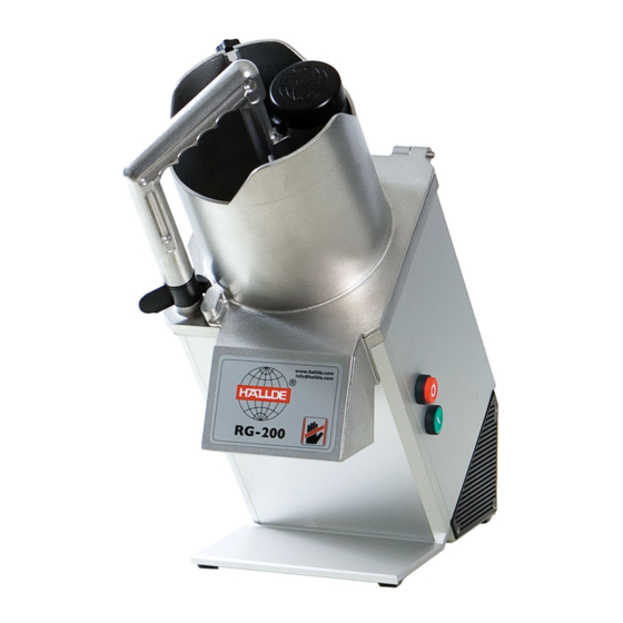 Hallde RG-200 Service Manual