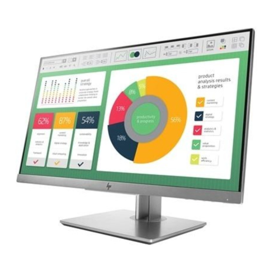 HP EliteDisplay E223 Disassembly Instructions