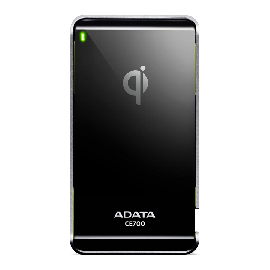 Adata Elite CE700 User Manual