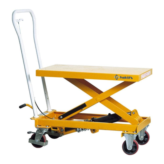 Haklift NOSP250 Original Instructions Manual