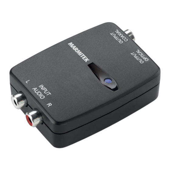 Marmitek Connect AD12 Quick Manual