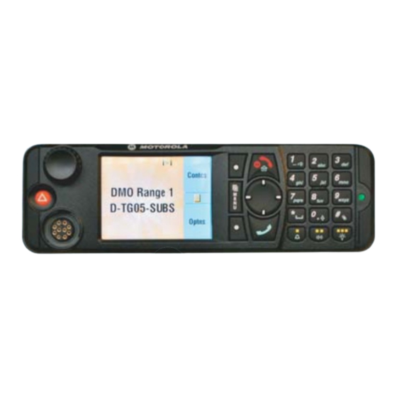 Motorola MTM800 User Manual