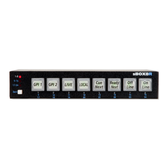 JLCooper Electronics sBOX8D Manuals