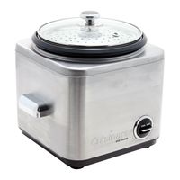 Cuisinart CRC-800FR - Rice Steamer/Cooker Instruction And Recipe Booklet