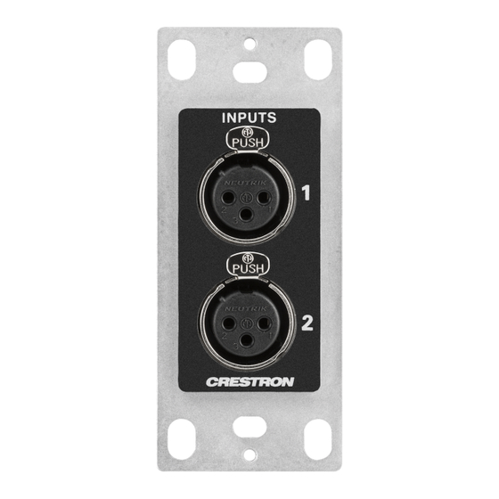 Crestron DM NAX Series Product Manual